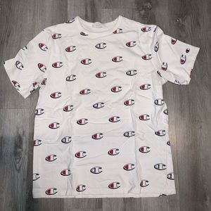 Champion logo tes shirt